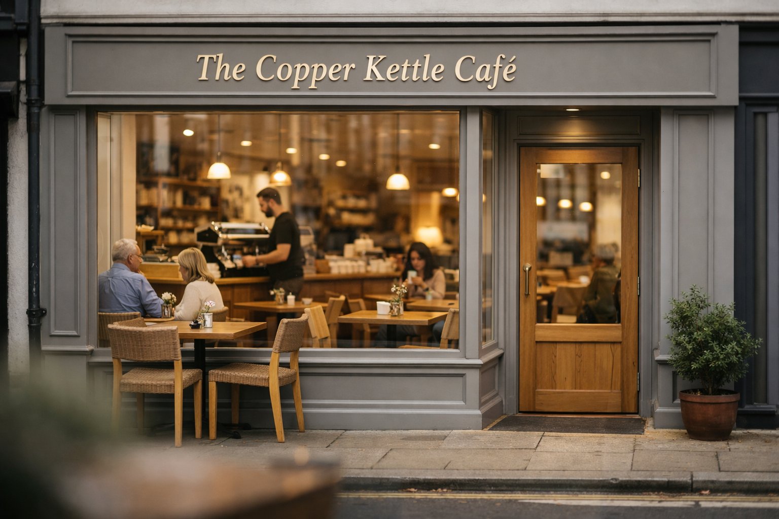The Copper Kettle Café exterior