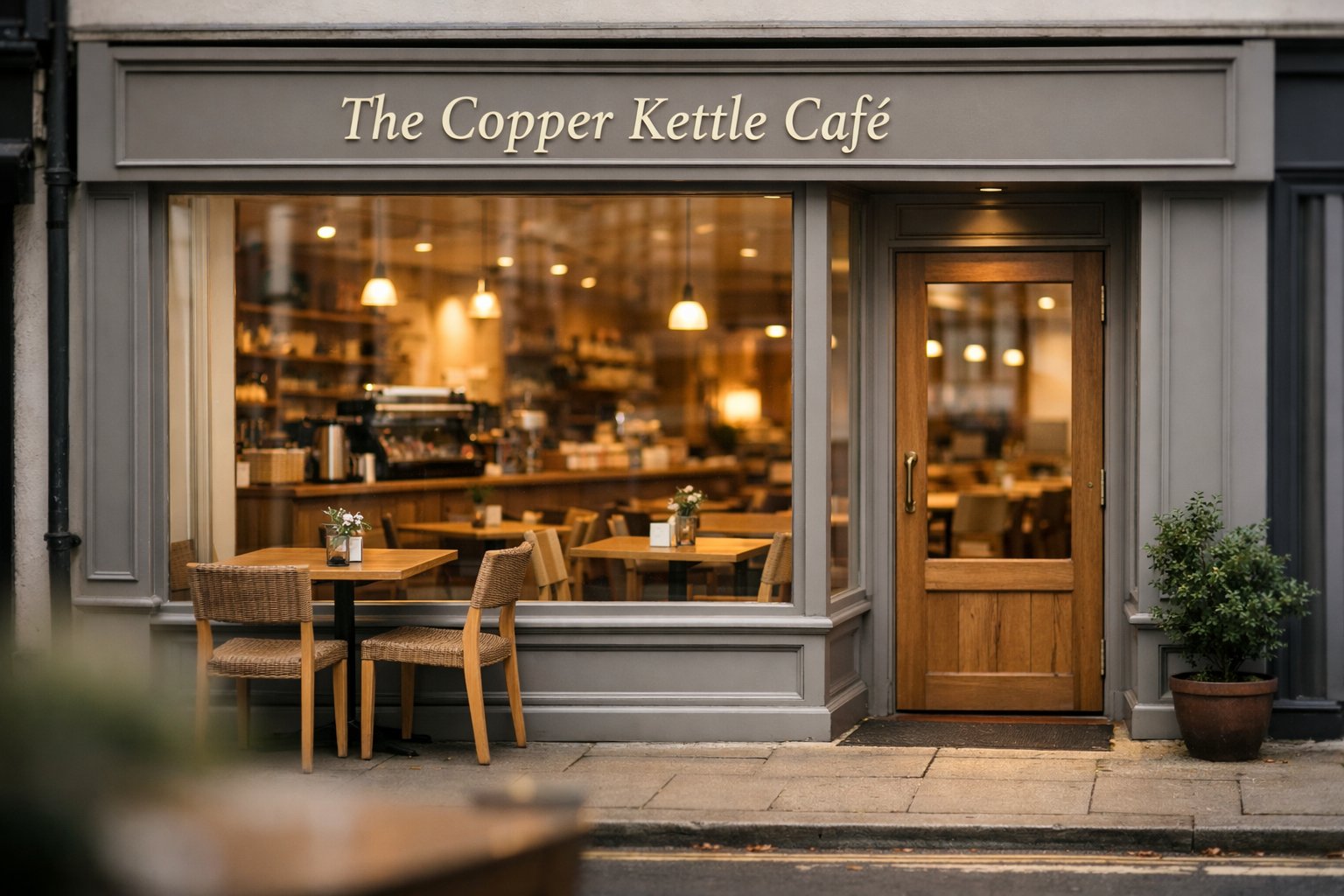 Inside The Copper Kettle Café